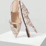 Women's Fashion Metal Buckle Pointed Flat Shoes