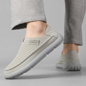 Light Breathable Slip On Walking Shoes For Men Dual Wear Casual Loafers